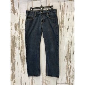 Men's Button Up Jeans Aeropostale Straight Size 31/30 Dark wash